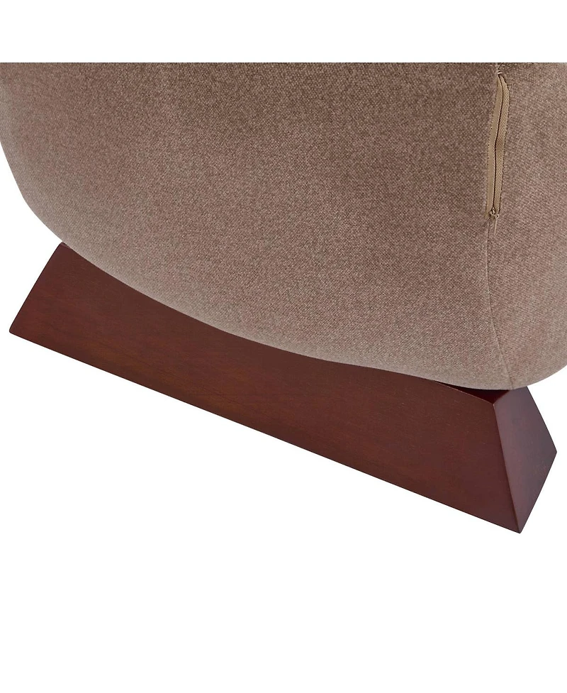 Streamdale Furniture Modern Brown Polyester Accent Chair with Pet/Storage Space