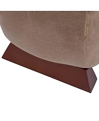 Streamdale Furniture Modern Brown Polyester Accent Chair with Pet/Storage Space
