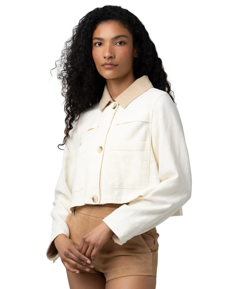 Jou Big Girls Removable-Hood Moto Jacket