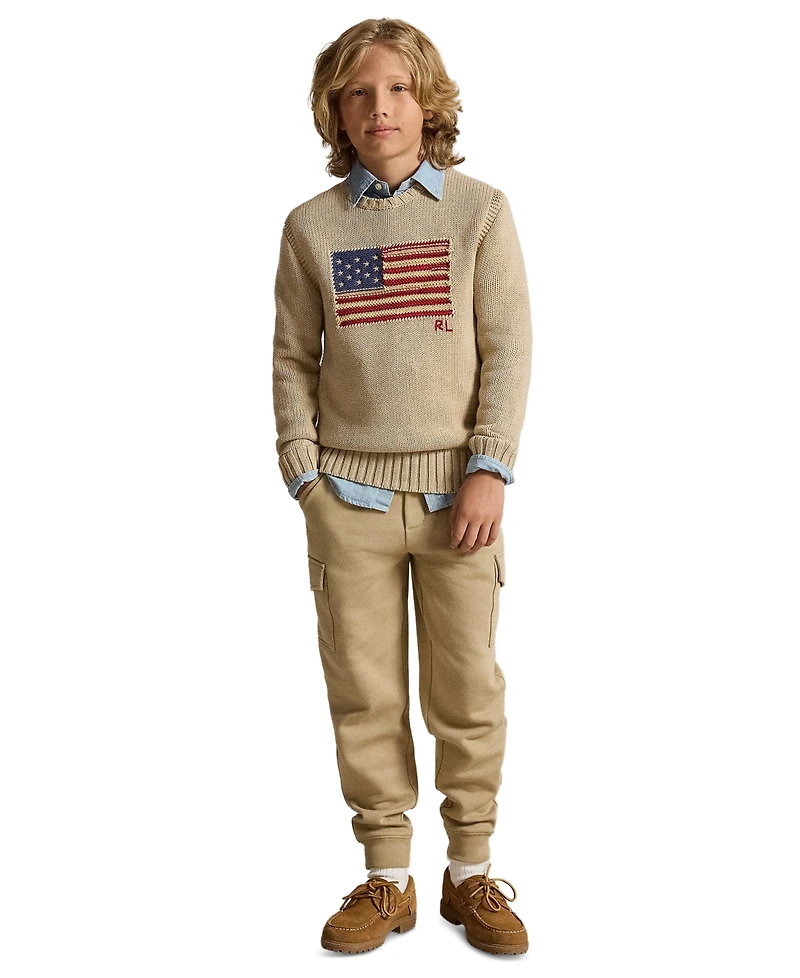 Polo Ralph Lauren Boys' 8-20 Fleece Cargo Jogger Pant
