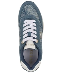 Guess Women's Camrio Casual Double Platform Lace Up Sneakers