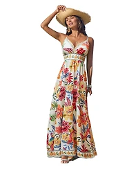 Cupshe Women's Born to Be Bold Floral Maxi Beach Dress