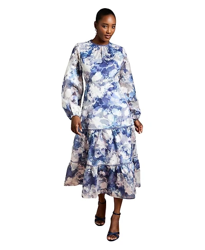 Coast Women's Printed Volume Fit And Flare Dress