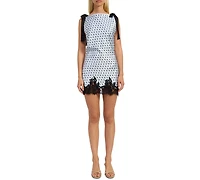 En Saison Women's Hazel Sleeveless Mini Dress