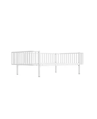 Streamdale Furniture Twin Size Metal Daybed with Sturdy Steel Slat Support