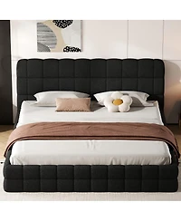 Streamdale Furniture King Size Upholstered Platform Bed