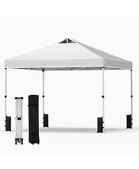 Sugift 10 x 10 Feet Commercial Pop Up Canopy Tent with One-Hand Center Lock