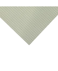 Dainty Home Bellagio Reversible Premium Faux Leather 12" x 18" Rectangular Placemats Set of 4