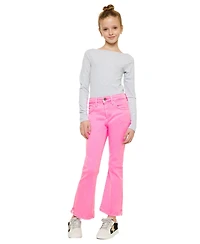 KanCan Big Girls' Bristol High Rise Kick Flare Jeans