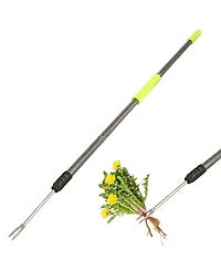 Xdovet Weed Puller Long Handle Garden Tool V-shaped Root Remover