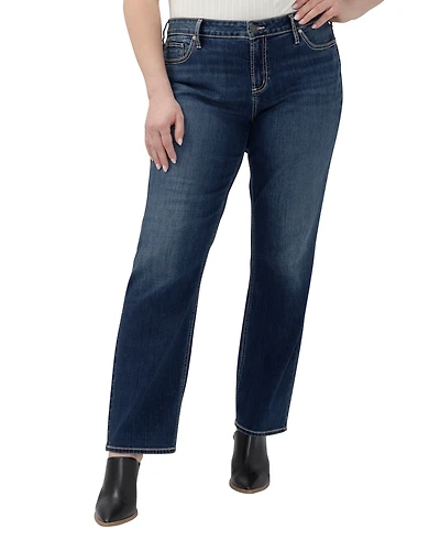 Silver Jeans Co. Plus Elyse Comfort Fit Straight