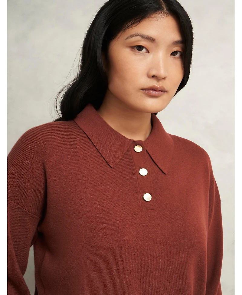 Hobbs London Women's Connie Polo Sweater