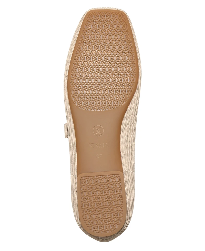 Vivaia Women's Margot Mary Jane Square-Toe Ballet Flats