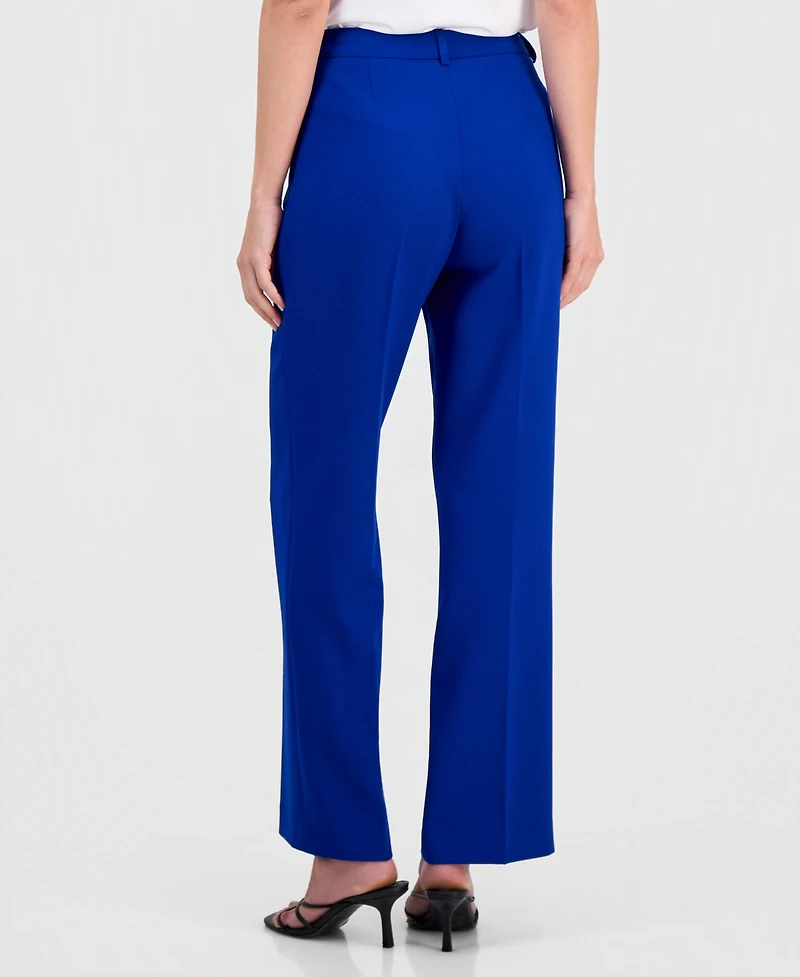 Tahari Asl Women's Mid Rise Flare Pants
