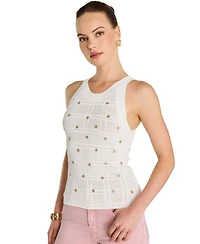 The Noli Shop Women's Mary Embellished Top
