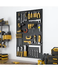 Xdovet Pegd Metal Pegboard Panels Wall Organizer Heavy Duty