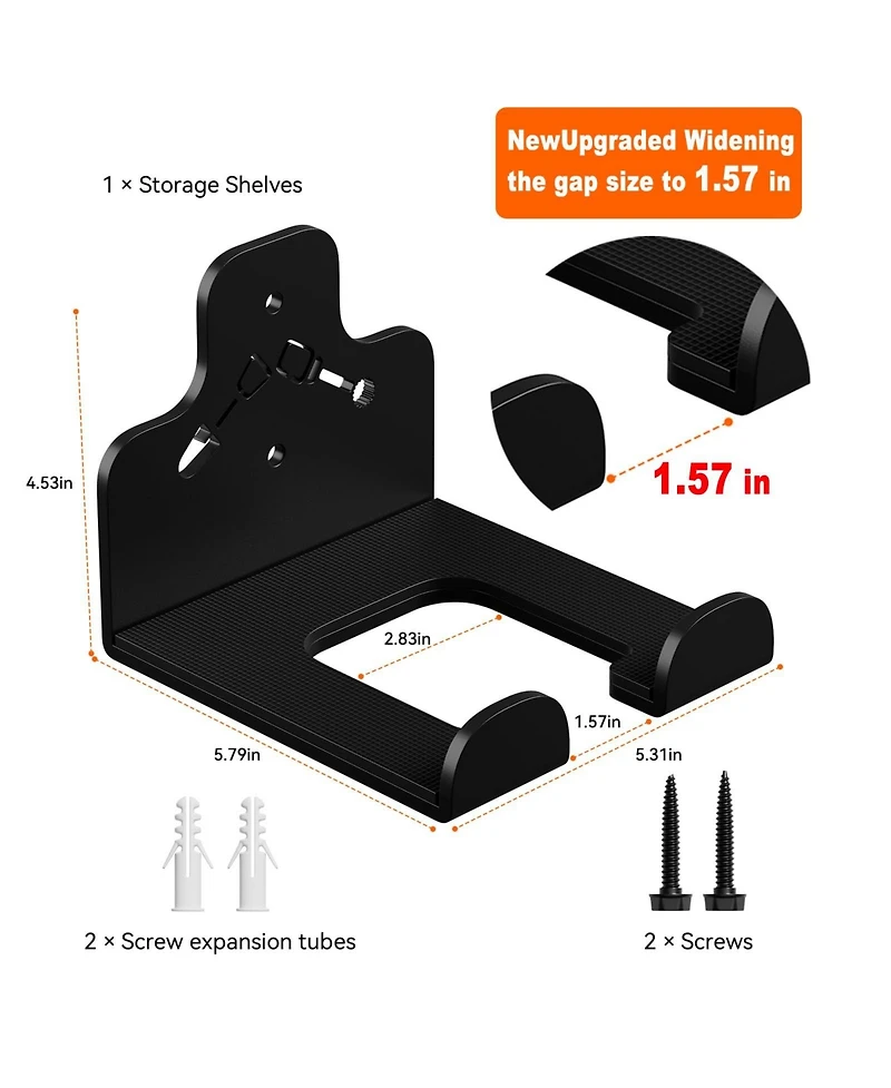 Xdovet Garorganization Stortrimmer Rack Garden Power Tool Hanger Heavy Duty Weed Whackers Holder Wall Mounted Organizer