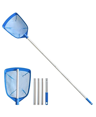 Xdovet Pool Skimmer Net Telescopic Pole Leaf Debris Tool