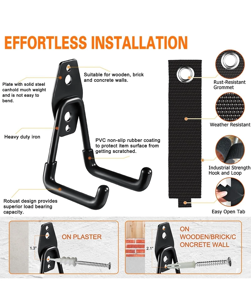 Xdovet Heavy Duty Steel Wall Mount Organizer