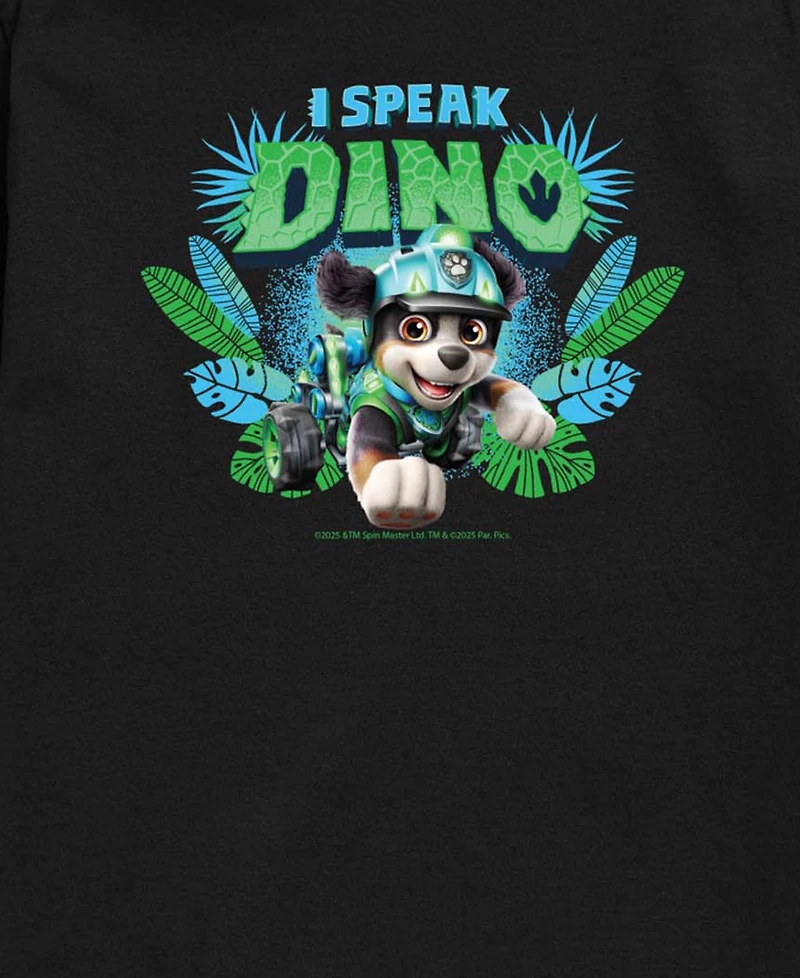 Paw Patrol The Movie I Speak Dino Toddler Boys' 2T-5T Short-Sleeve Graphic T-Shirt