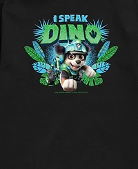 Paw Patrol The Movie I Speak Dino Toddler Boys' 2T-5T Short-Sleeve Graphic T-Shirt