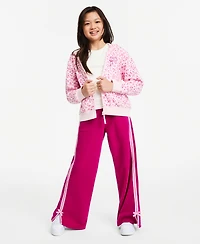 Epic Threads Girls' Xs-xl Nyc Bow Printed Zip Fleece Hoodie, Macy's Exclusive