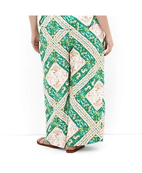 City Chic Women's Plus Jayla Prairie Print Pant