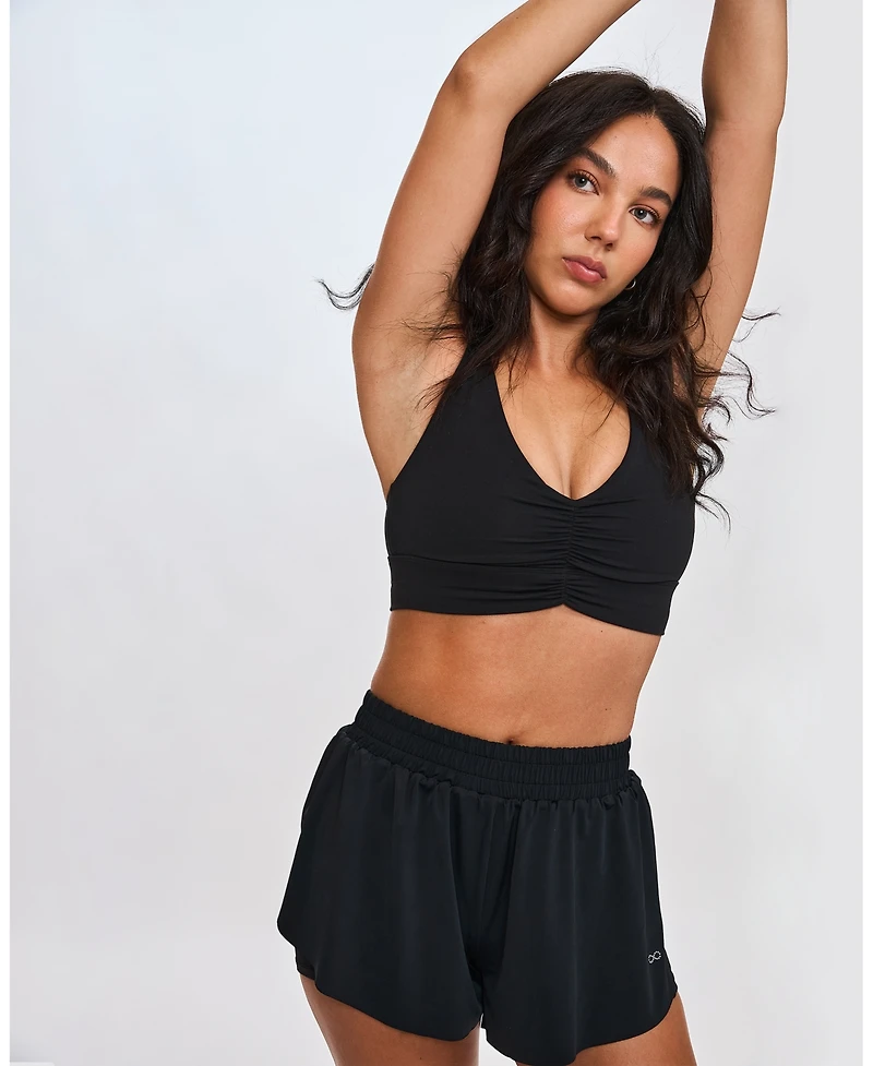 Rebody Active Women's Silkiflex Flowy High Rise Short