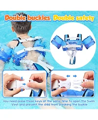 Aofar Swim Vest Floaties Kids Puddle Jumper Arm Wings Beach Pool