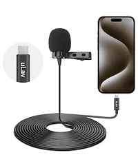 Movo Usb-c Wired Omnidirectional Lavalier Clip On Microphone for iPhone 15