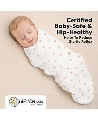 KeaBabies 3pk Soothe Zippy Baby Swaddles 0-6 Months, Newborn Sleep Sacks, Zipper Swaddle, Wearable Swaddle Blanket
