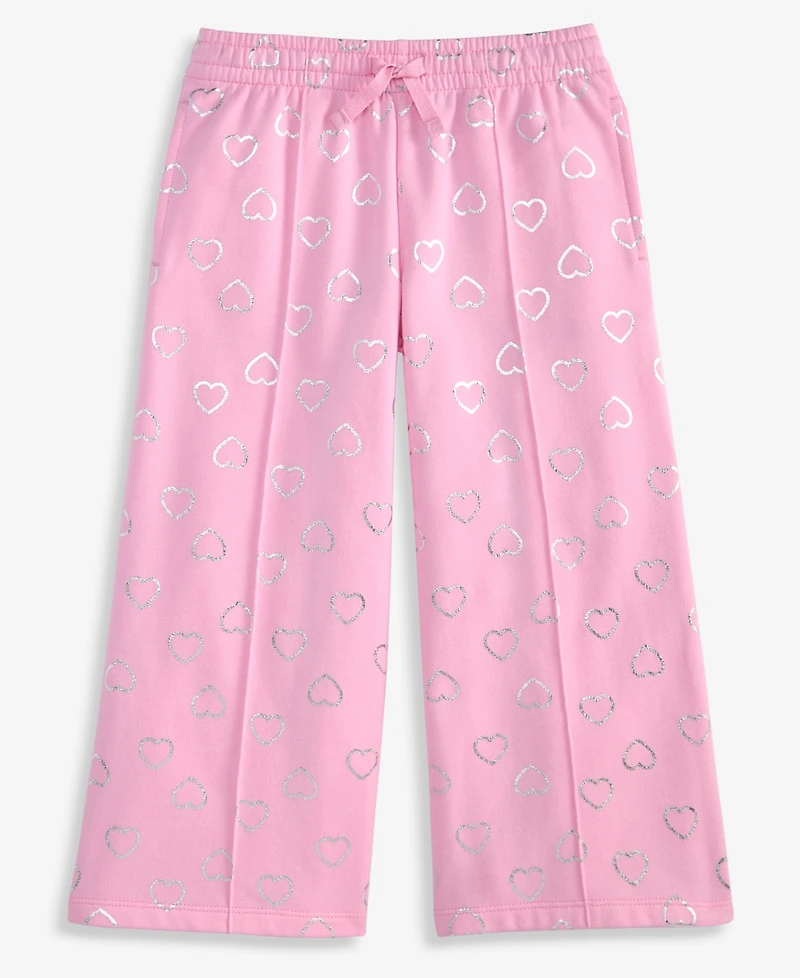 Epic Threads Girls' 12M-5T Metallic-Heart Sweatpants, Macy's Exclusive