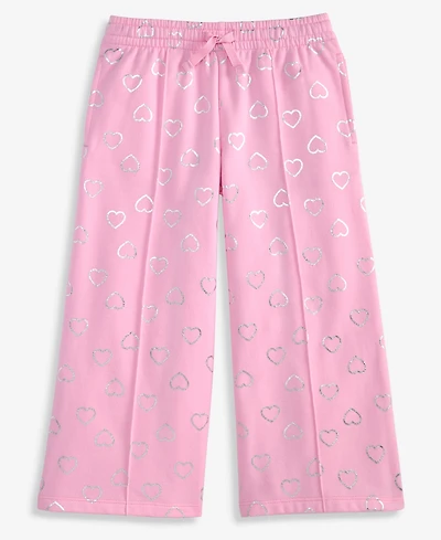 Epic Threads Girls' 12M-5T Metallic-Heart Sweatpants, Macy's Exclusive