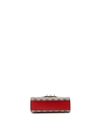 Pre-Owned Gucci Small Padlock Shoulder Bag Gg Coated Canvas and Leather