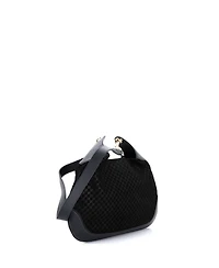 Pre-Owned Gucci Medium B Shoulder Bag Gg Suede