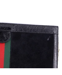 Pre-Owned Gucci Medium Ophidia Chain Shoulder Bag Suede