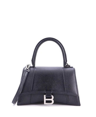 Pre-Owned Balenciaga Hourglass Top Handle Bag Leather
