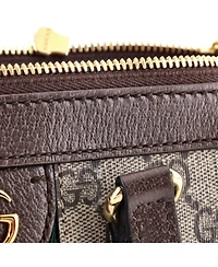 Pre-Owned Gucci Small Ophidia Top Handle Tote Gg Coated Canvas