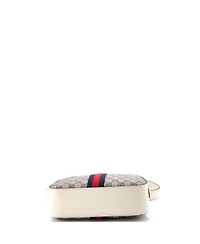 Pre-Owned Gucci Small Ophidia Camera Shoulder Bag Gg Coated Canvas with Leather