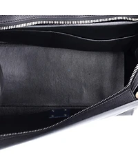 Pre-Owned Celine Small Tricolor Trapeze Bag Leather