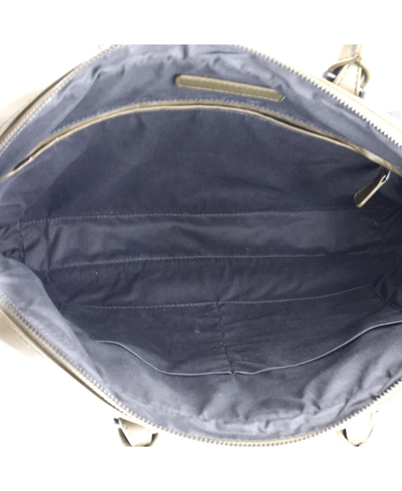 Pre-Owned Bottega Veneta Large Convertible Front Zip Briefcase Intercciato Nappa
