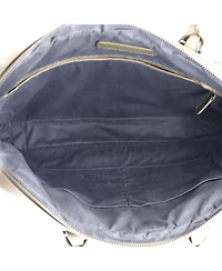 Pre-Owned Bottega Veneta Large Convertible Front Zip Briefcase Intercciato Nappa