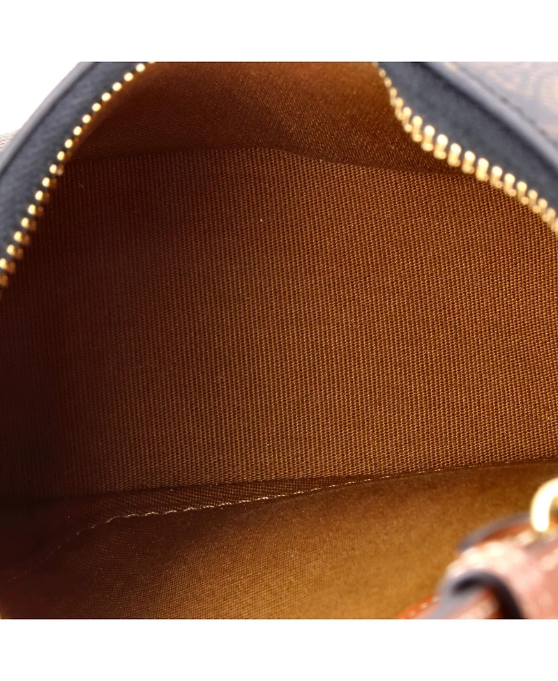 Pre-Owned Celine Ava Triomphe Bag Triomphe Coated Canvas