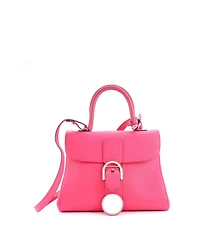 Pre-Owned Delvaux Mm Brillant Top Handle Bag Leather