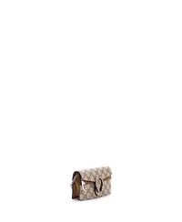 Pre-Owned Gucci Super Mini Dionysus Bag Gg Coated Canvas