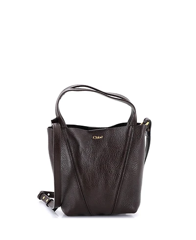Pre-Owned Chloe Small Spin Tote Leather