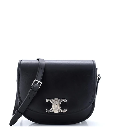 Pre-Owned Celine Medium Besace Triomphe Shoulder Bag Leather