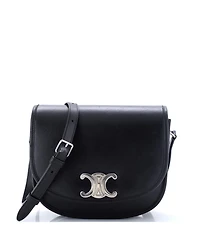 Pre-Owned Celine Medium Besace Triomphe Shoulder Bag Leather