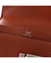 Pre-Owned HERMES Mini Verrou Bag Chevre Mysore and Canvas