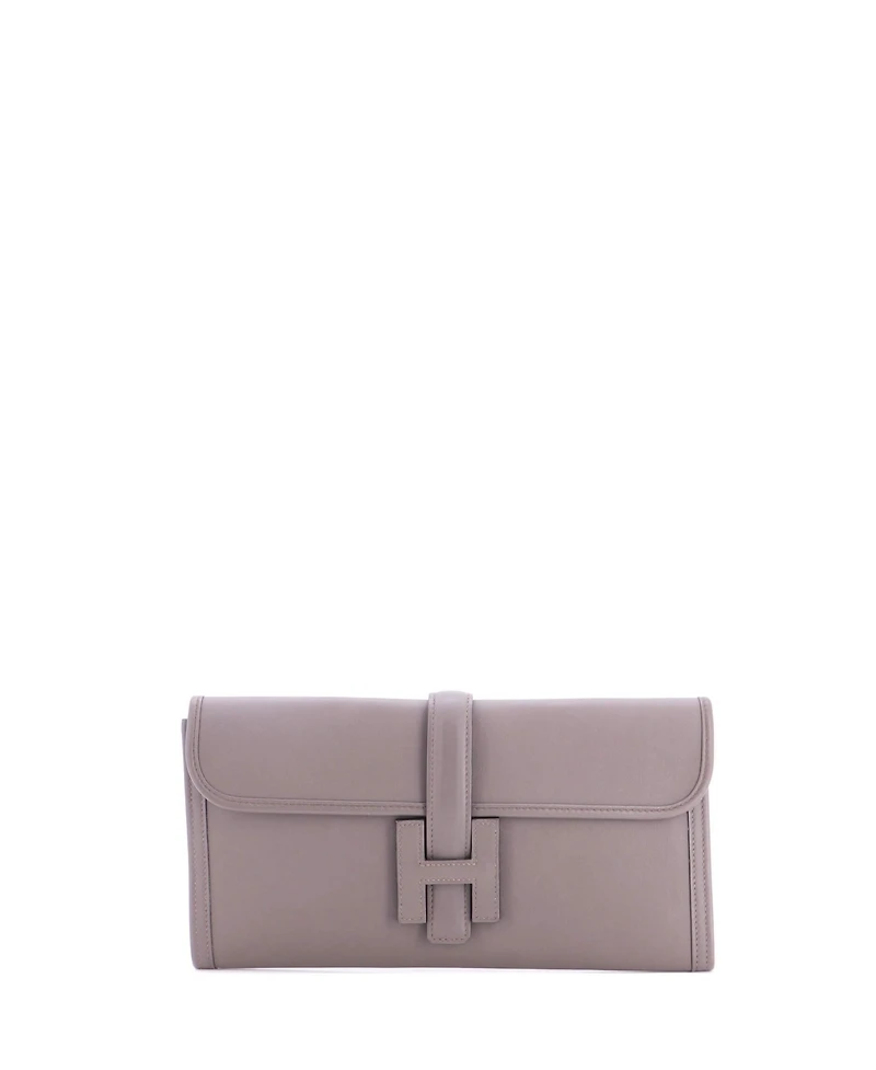Pre-Owned HERMES 29 Jige Elan Clutch Swift